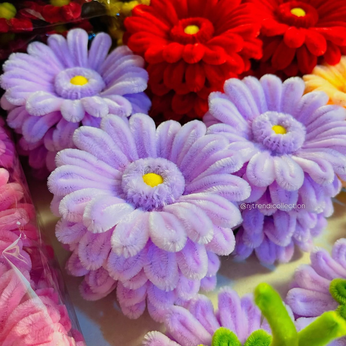 Fuzzy Gerbera Flower Head